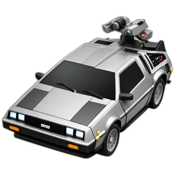 dolorean-car emoji
