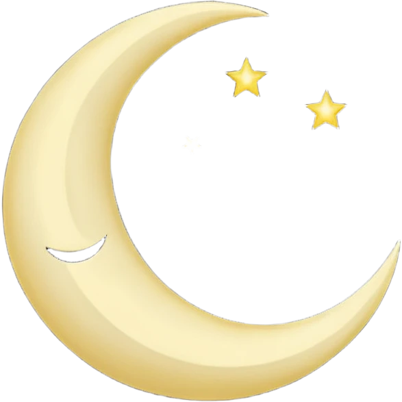 حلال ماه مشکی emoji