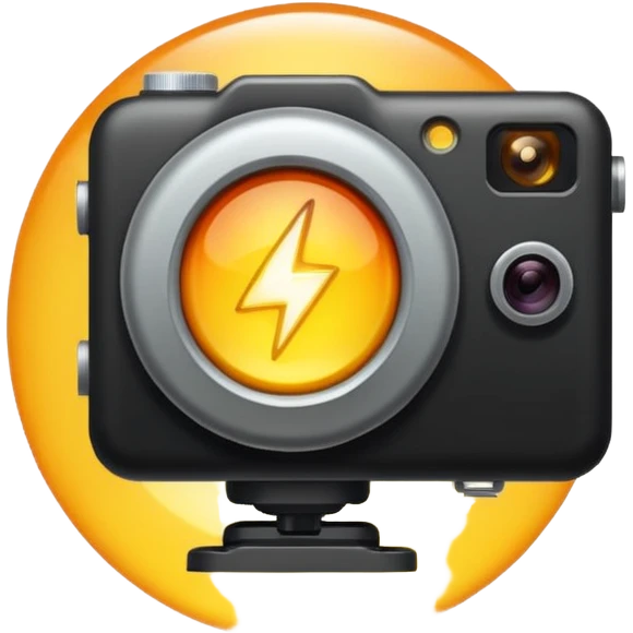 camera flash emoji