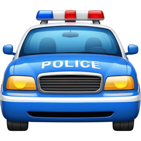 police car emoji