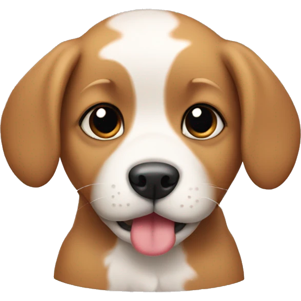 Cute puppy emoji