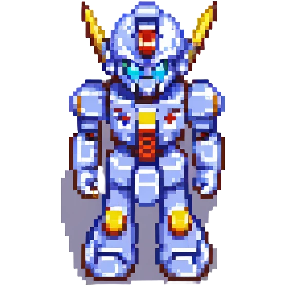 Gundam, no background emoji