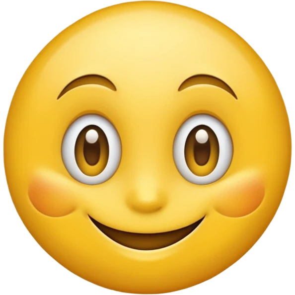 “Create a high-quality, bright yellow emoji with expressive, playful eyes and a big, cheerful smile. It should look cute, funny, and instantly relatable, like the classic 😂 emoji, with smooth shading, a clean design, and a friendly, cartoon style.” emoji