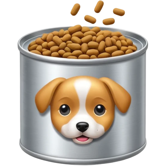 Dog food can  emoji