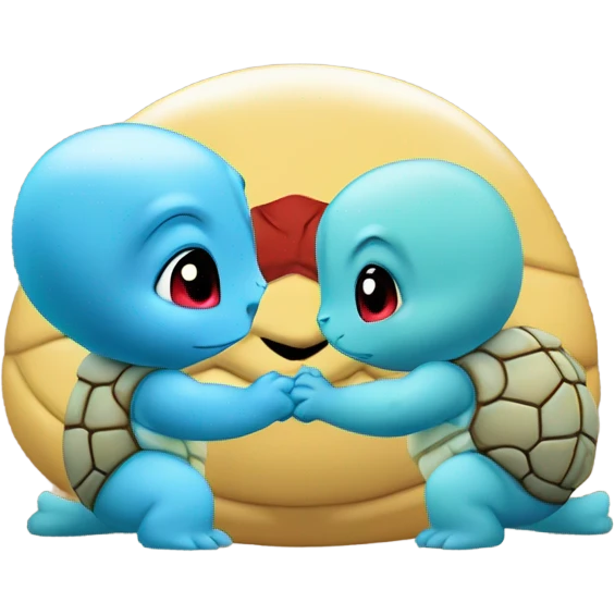 Squirtle kissing Shane Gillis emoji