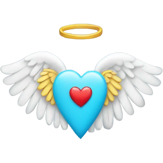 heart with angel wings emoji