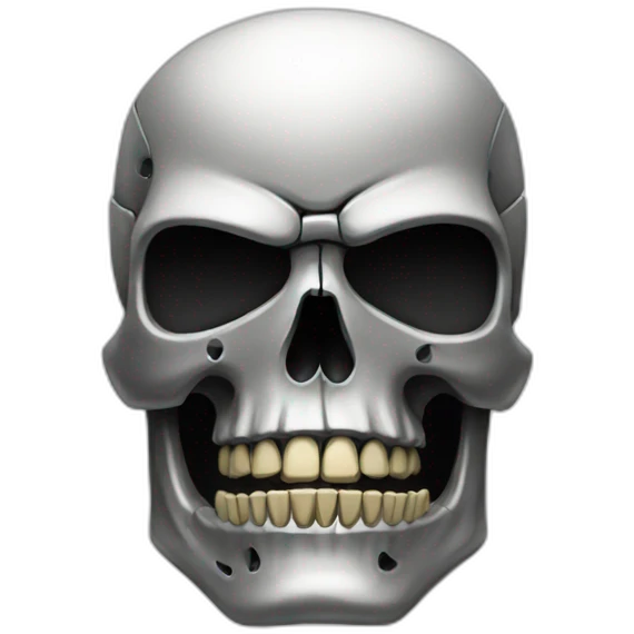 Terminator skull emoji