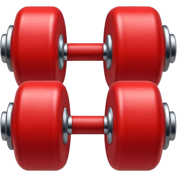 dumebell apple emoji