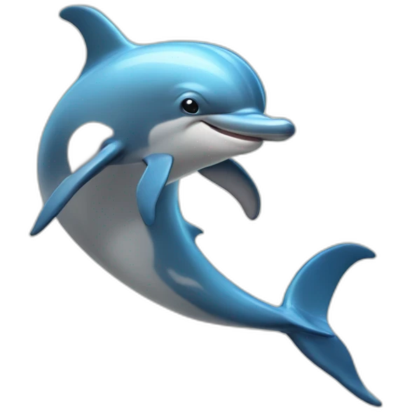 Dolphin'thumbs up emoji