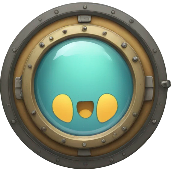cartoon porthole frame emoji