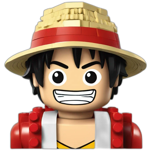 luffy LEGO emoji