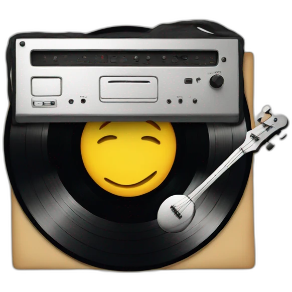Vinyl record emoji