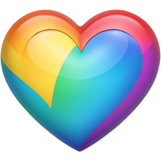 무지개하트 emoji