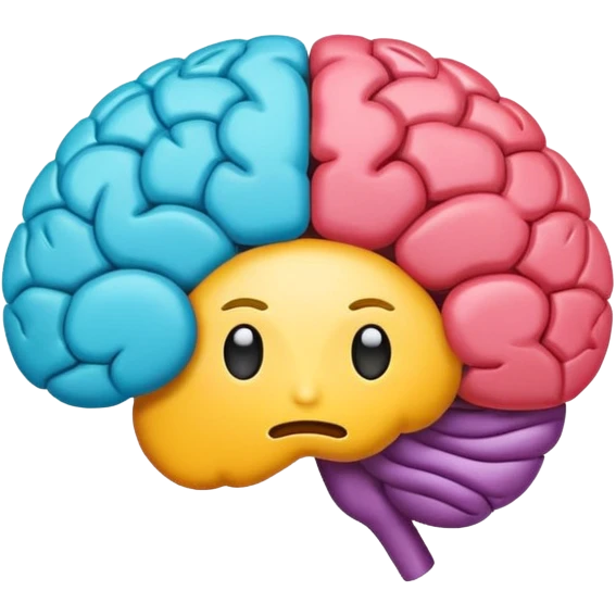 emoji brain color of google emoji