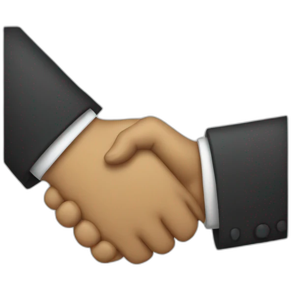 Donald Trump handshake emoji