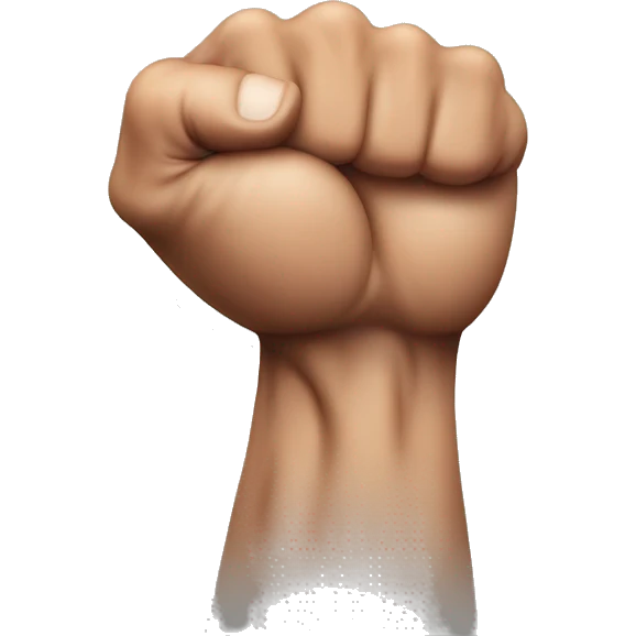An emoji of a muscular arm flexing, emphasizing the bicep with a defined and strong appearance emoji