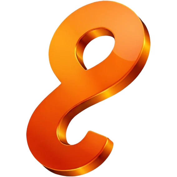 red-and-orange colored question mark emoji