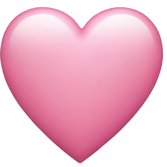Pink heart emoji