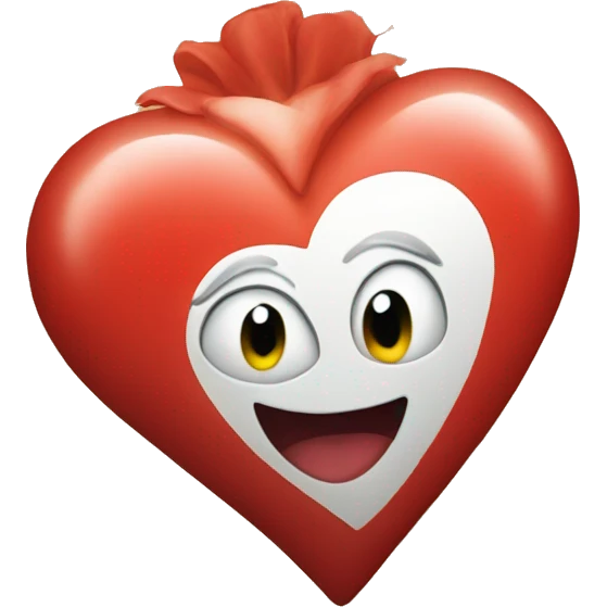 A smiling red heart emoji
