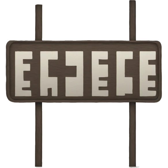 sign that says  emoji