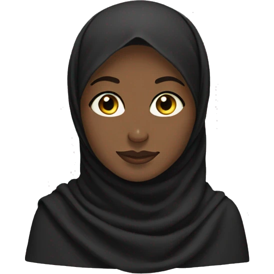 Black hijabi  emoji
