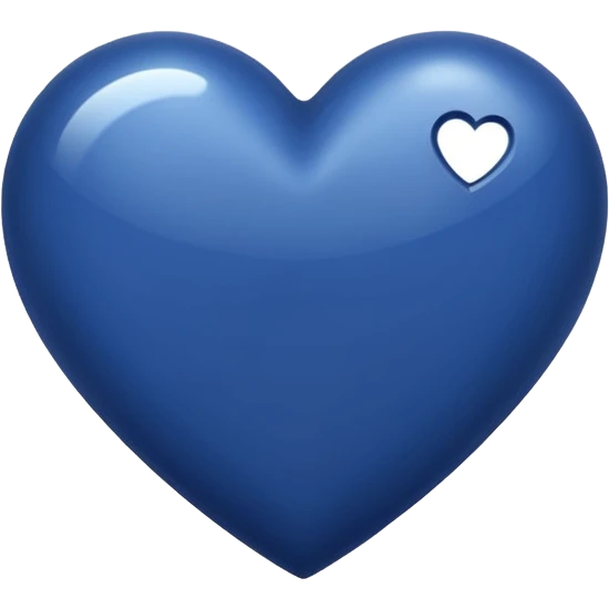 navy blue heart emoji