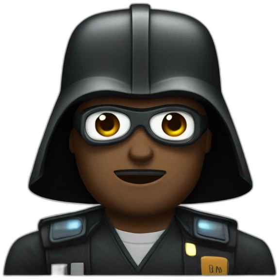 Daft Vader bus driver emoji