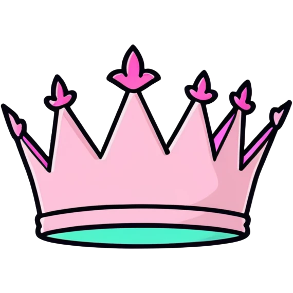 Pink Crown  emoji