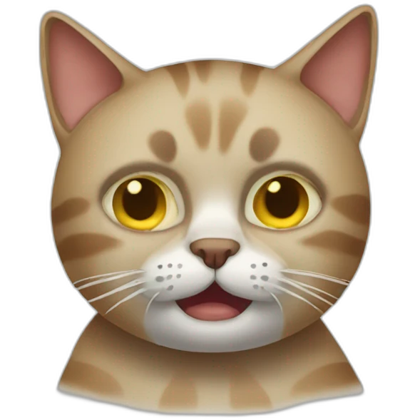 cat sick emoji
