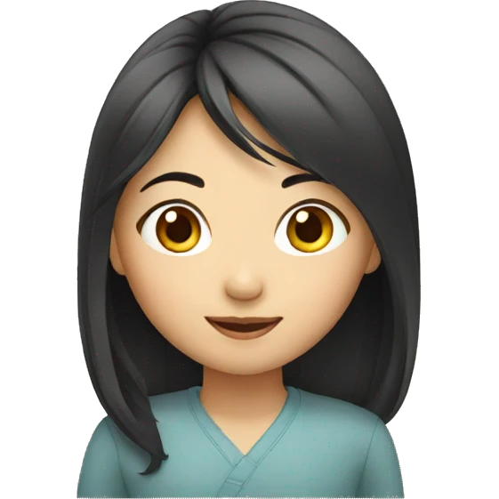 Asian girl emoji