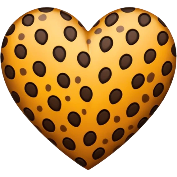 Leopard heart emoji
