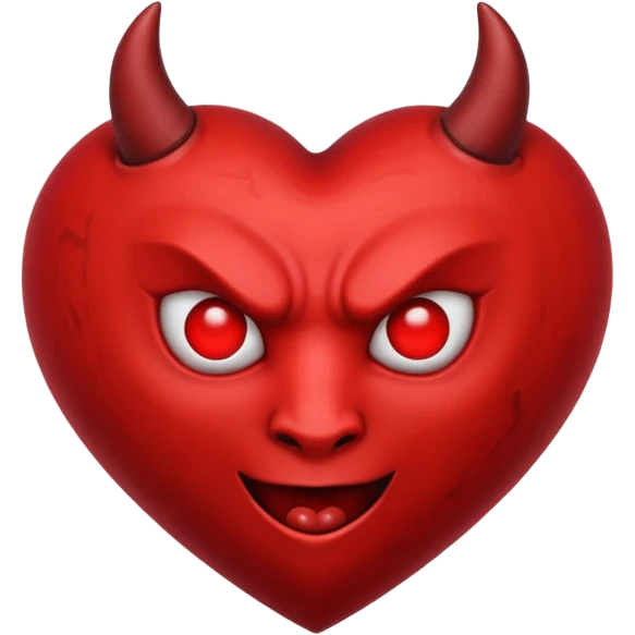 Devil heart emoji