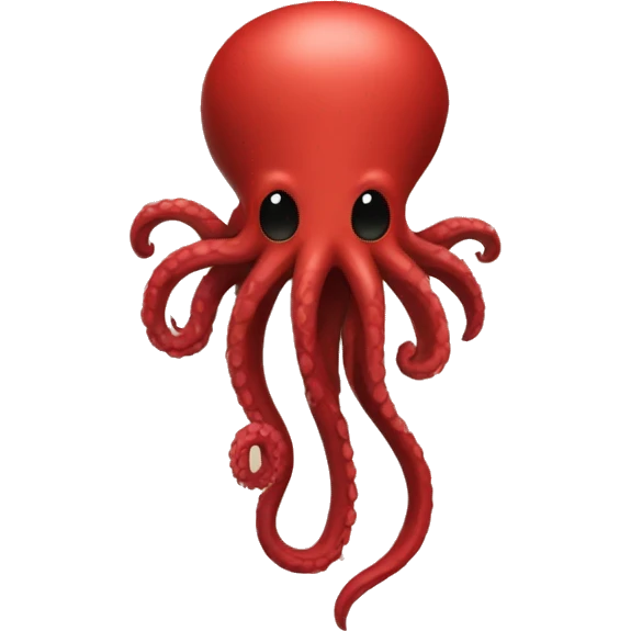 red tentacle emoji