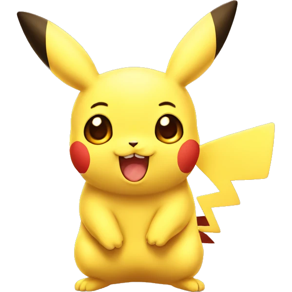 Cute Picachu emoji
