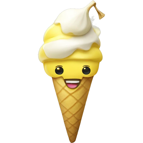 Banana icecream emoji