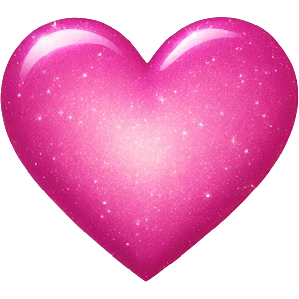 Pink sparkly heart  emoji