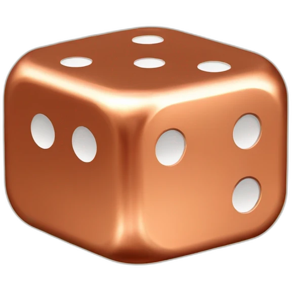 casino-two-dices-in-copper emoji