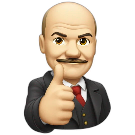 Lenin thumbs up emoji