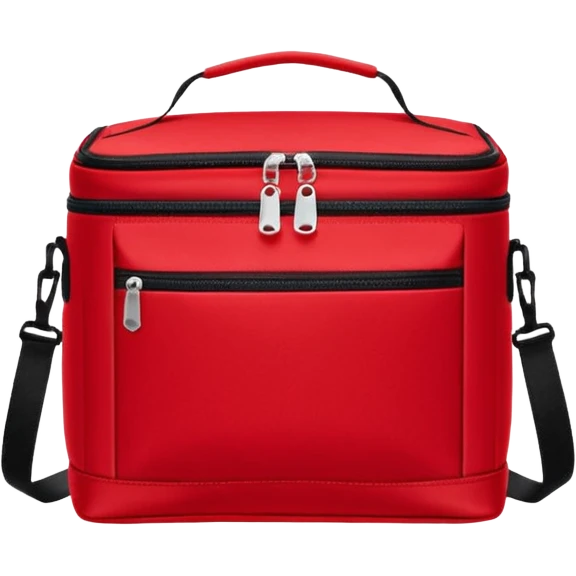 red cooler bag emoji