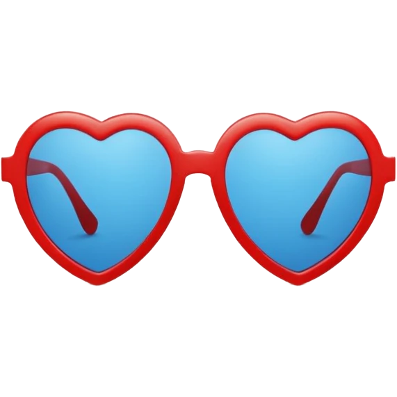 Heart sunglasses emoji