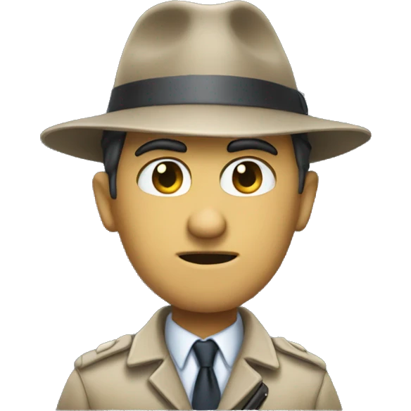 detective searchig emoji