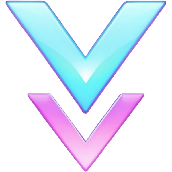 holographic purple checkmark emoji