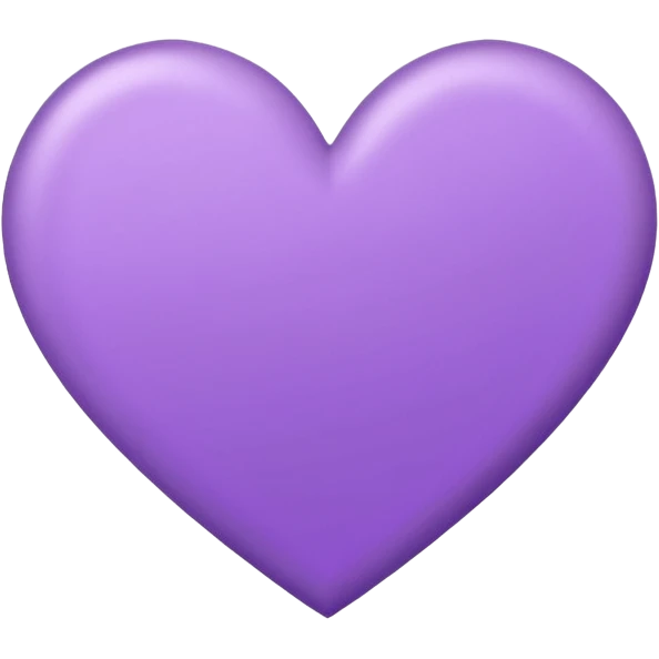 paper with emptu Hand drawn purple heart contour  with pencil emoji