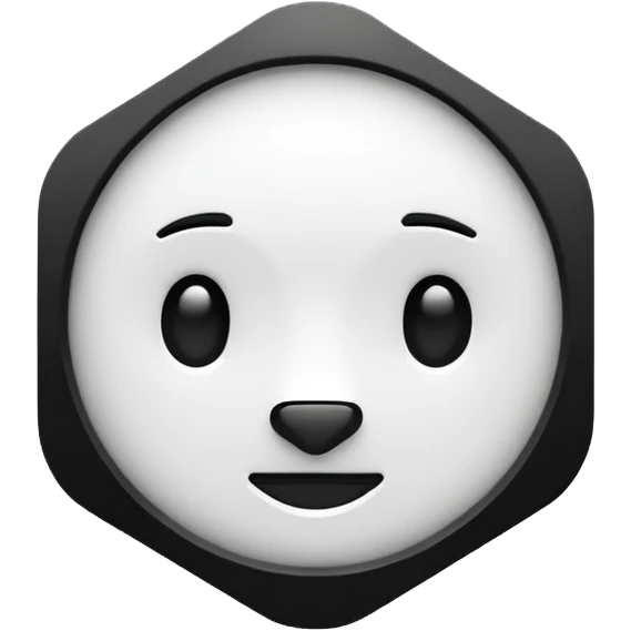 NU, design these 2 letters as logo emoji