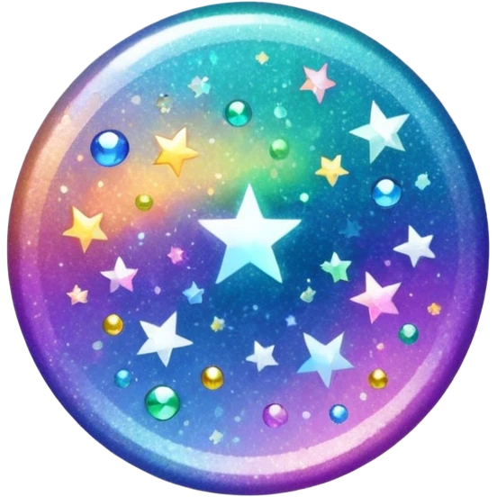 Glitter silent killer emoji