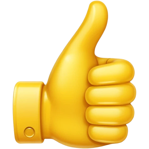 thumbs up emoji, positive and bold emoji