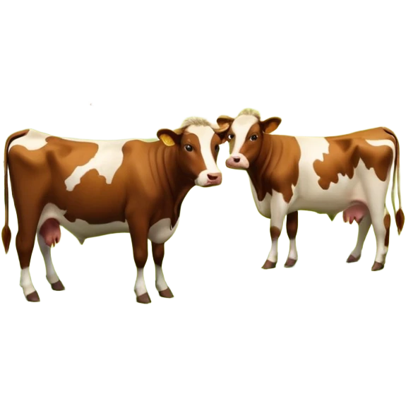 greenfield with cow cattle emoji