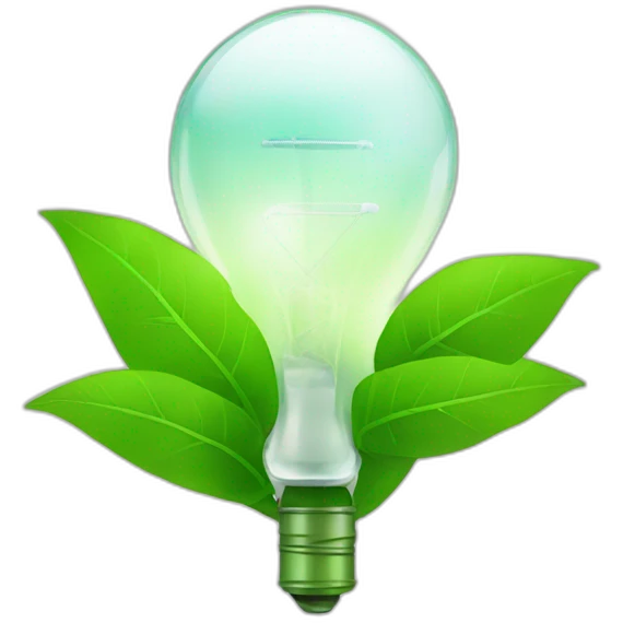 Green energy emoji