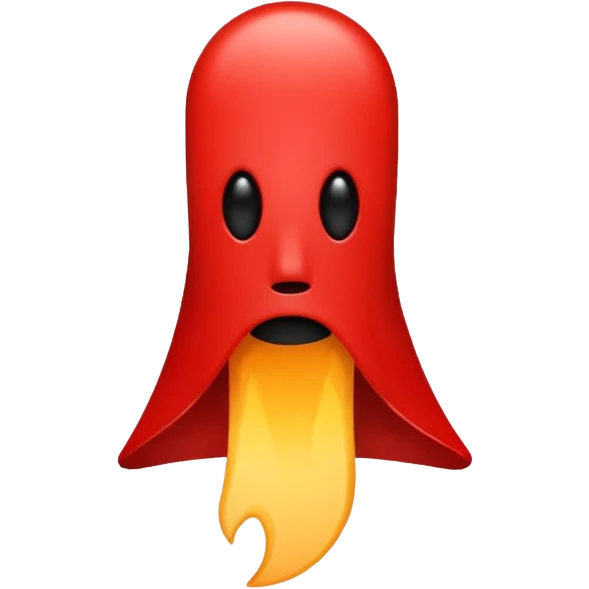 exclamation mark full red no face emoji