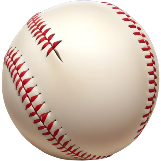 Cinematic Realistic Baseball Scene Emoji, depicted as an action-packed moment of a baseball in play with dynamic motion blur and crisp detailed textures, rendered with vibrant nostalgic lighting that captures the spirit of America's favorite pastime. emoji